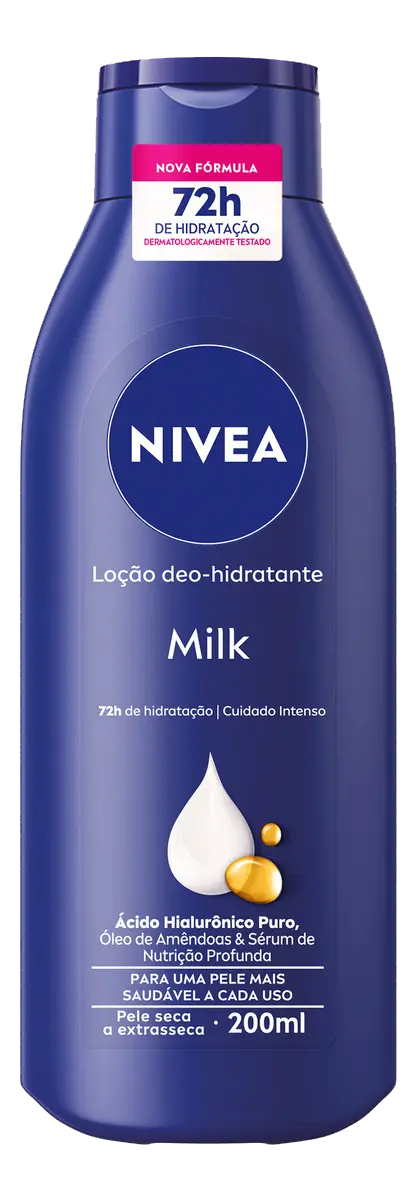Loção Hidratante Corporal Nivea Milk Pele Seca a Extrasseca